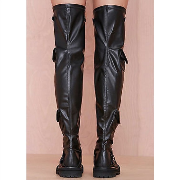 Jefferey Campbell REBEL YELL size 7.5 BLACK - Picture 3 of 10